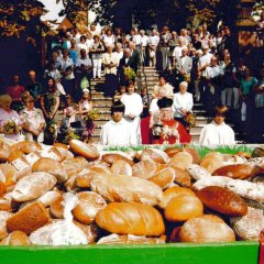 Segnung auf dem Kirchberg