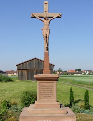 Flurkreuz Flurkreuz in der Ortsgemeinde Herxheim.