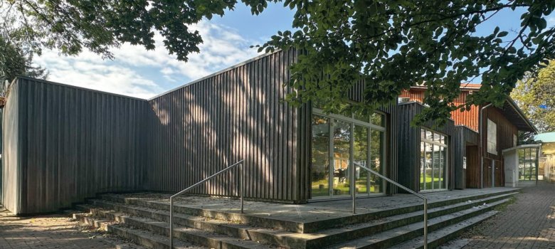 Das Gerhard-Weber-Haus beheimatet einen Teil der Kunstschule.