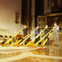 HORNROH - Modern Alphorn Quartet 2024 zu Gast in Herxheim (Pfarrkirche St. Maria Himmelfahrt)