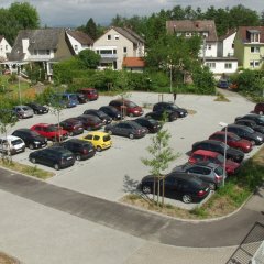 Foto Parkfläche bei der Zentralen Sportanlage